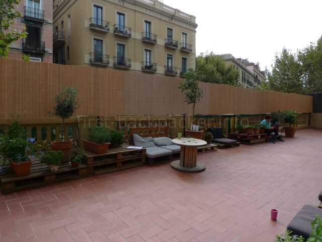 360 Hostel Borne（Barcelona Arts&Culture）のテラス