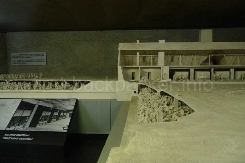 アウシュヴィッツ・ガス室の模型