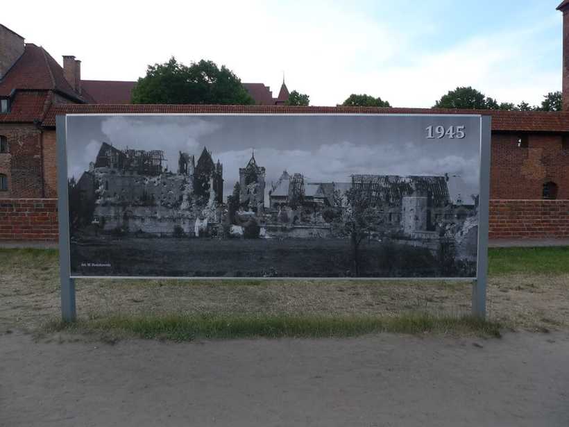 1945年戦後のマルボルク城