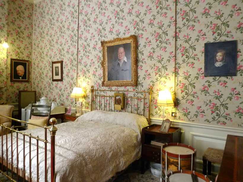 ブレナム宮殿のチャーチルの子供時代の部屋