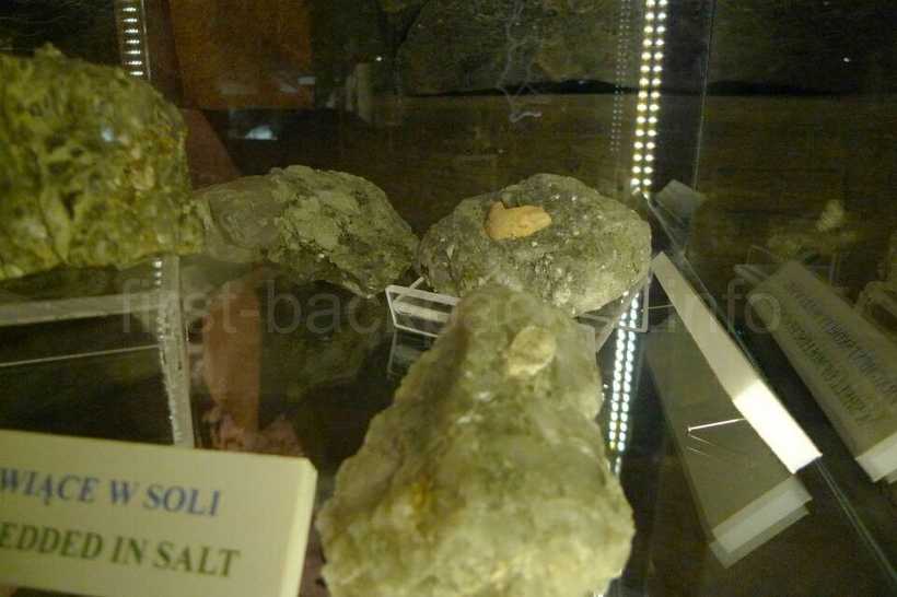 ヴィエリチカ岩塩坑のミュージアムの岩塩