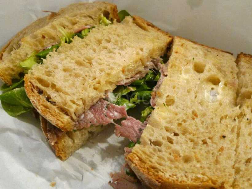 クラクフCharlotteのサンドイッチ