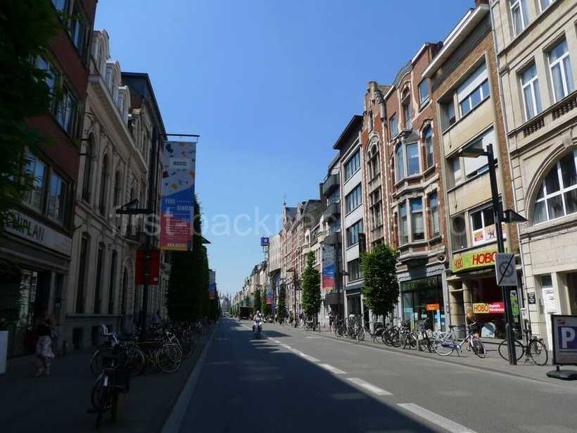 ベルギー ルーヴァンの繁華街