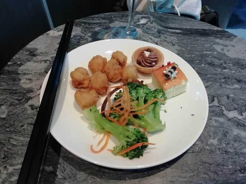 台北桃園空港（第2ターミナル）プラザ・プレミアム・ラウンジZONE A1の食事