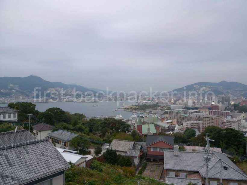 長崎・南山手から見る港の景色