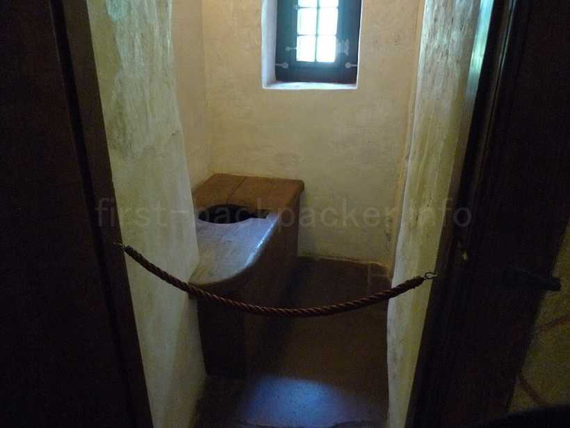マルボルク城の中世のお手洗い